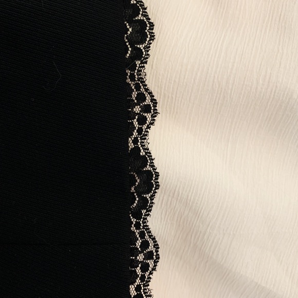 Club Monaco Black Trench with Lace Detail - Picture 5 of 5